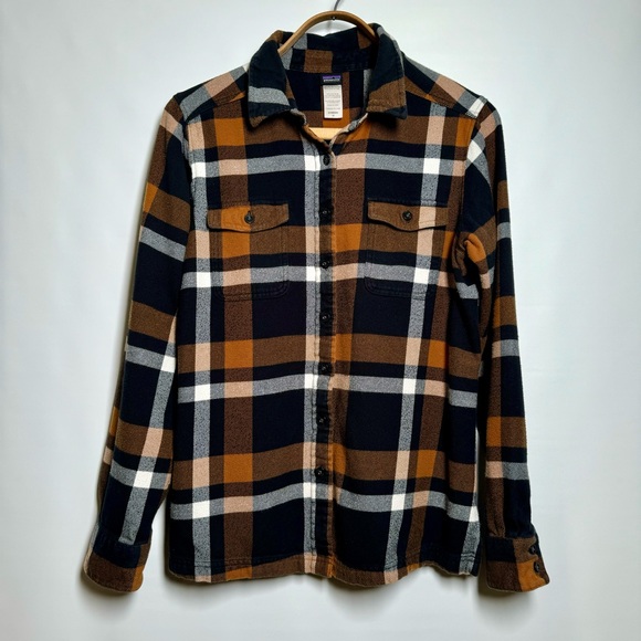 Pᴀᴛᴀɢᴏɴɪᴀ Oʀɢᴀɴɪᴄ Cᴏᴛᴛᴏɴ Fᴊᴏʀᴅ Fʟᴀɴɴᴇʟ Sʜɪʀᴛ - Picture 1 of 13